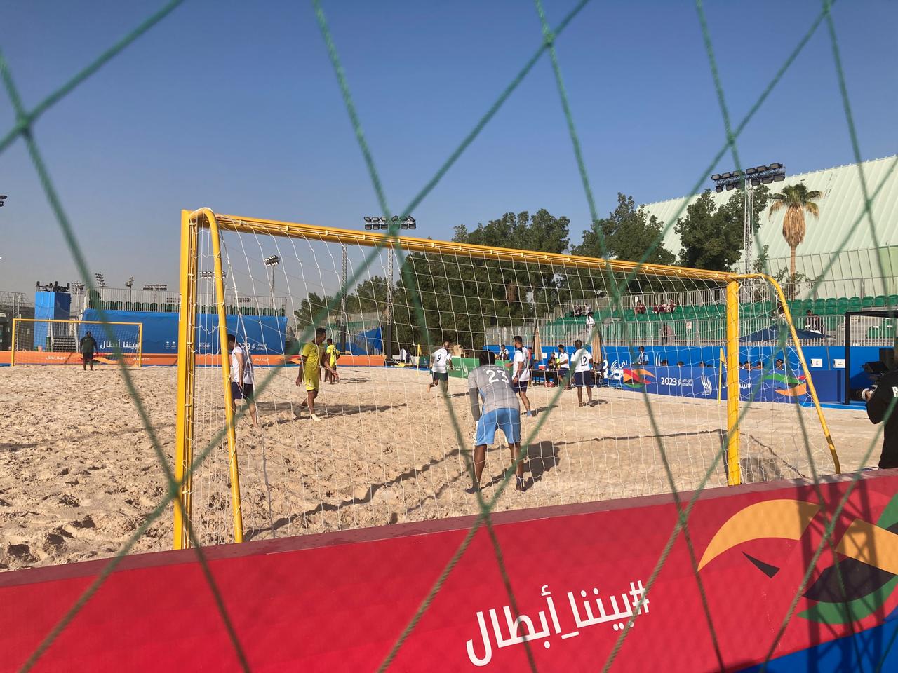 Strandfußball bei den Saudi Games