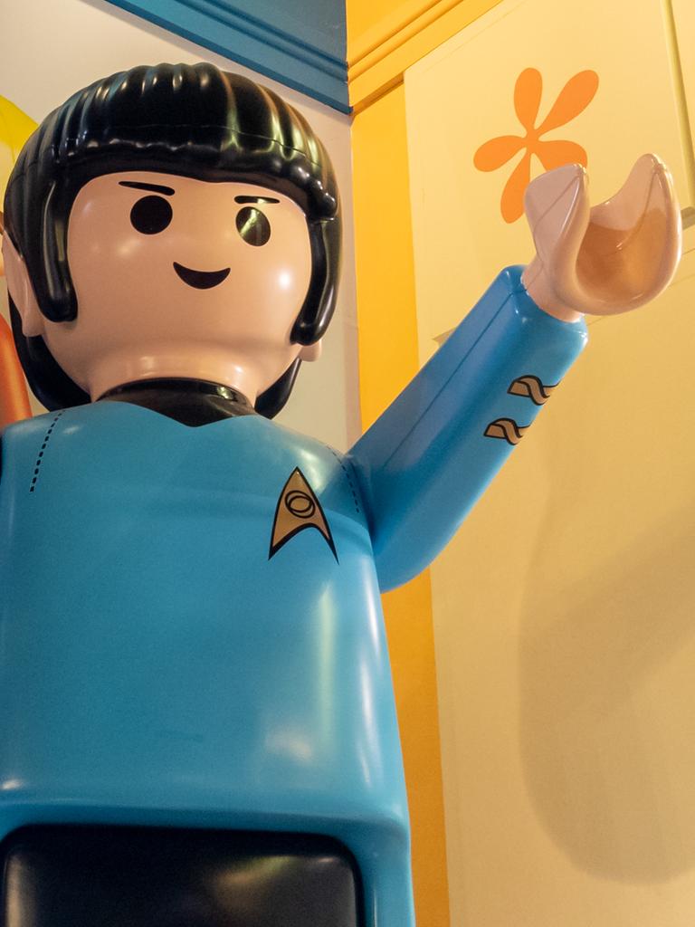 Eine Playmobil-Figur stellt Mr. Spock aus "Raumschiff Enterprise" nach