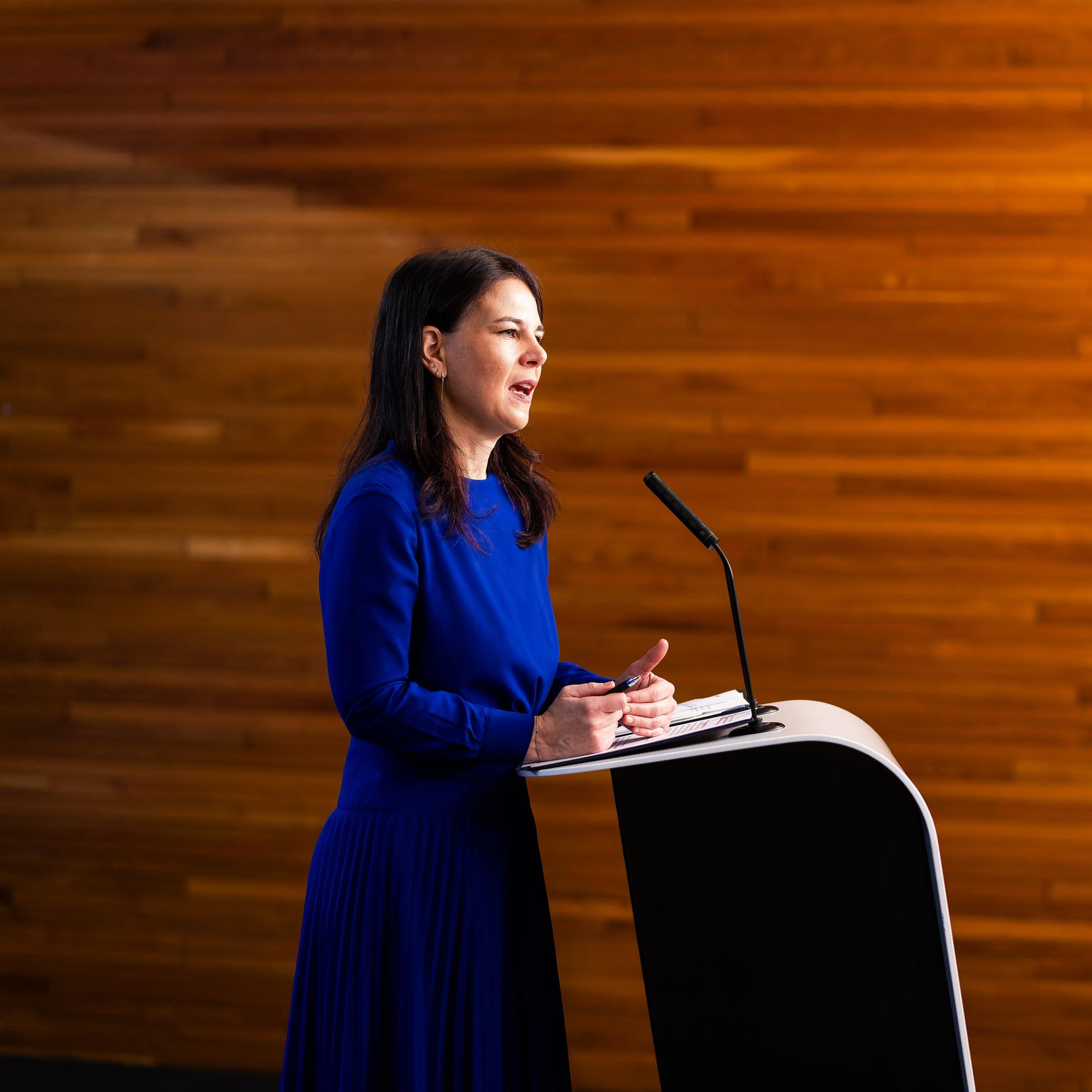 UNO-Menschenrechtsrat - Baerbock prangert Unterdrückung von Frauen in aller Welt an und plädiert für eine Nachfolgerin von Generalsekretär Guterres