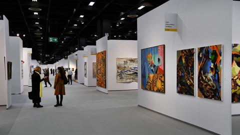 Blick in die Messe ArtCologne 2021