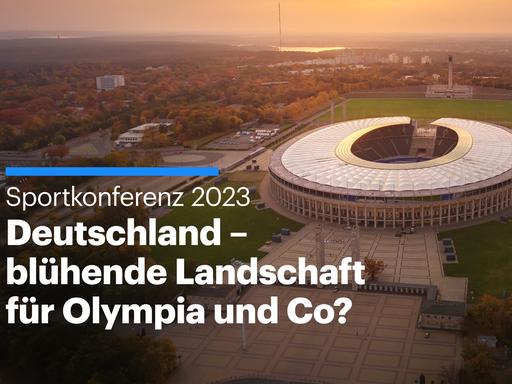 Auf der 10. Dlf-Sportkonferenz wird darüber diskutiert, wie große Sportveranstaltungen wie die Fußball-EM oder Olympia in Deutschland ausgetragen werden können.