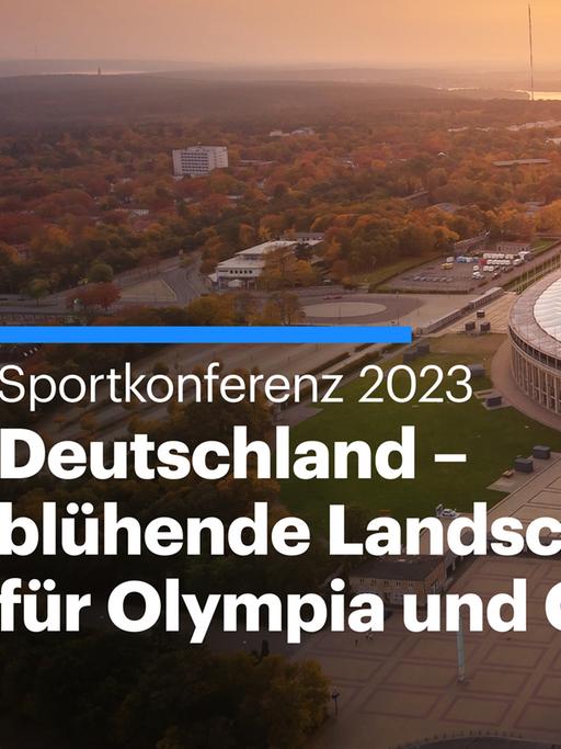 Auf der 10. Dlf-Sportkonferenz wird darüber diskutiert, wie große Sportveranstaltungen wie die Fußball-EM oder Olympia in Deutschland ausgetragen werden können.
