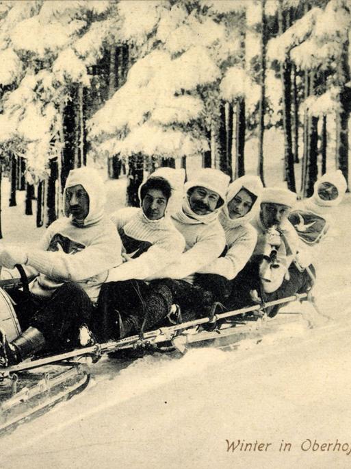 Oberhof Thüringen, Sturmvogelschlitten im Winter (Foto: Arkivi-Bildagentur/akpool GmbH)