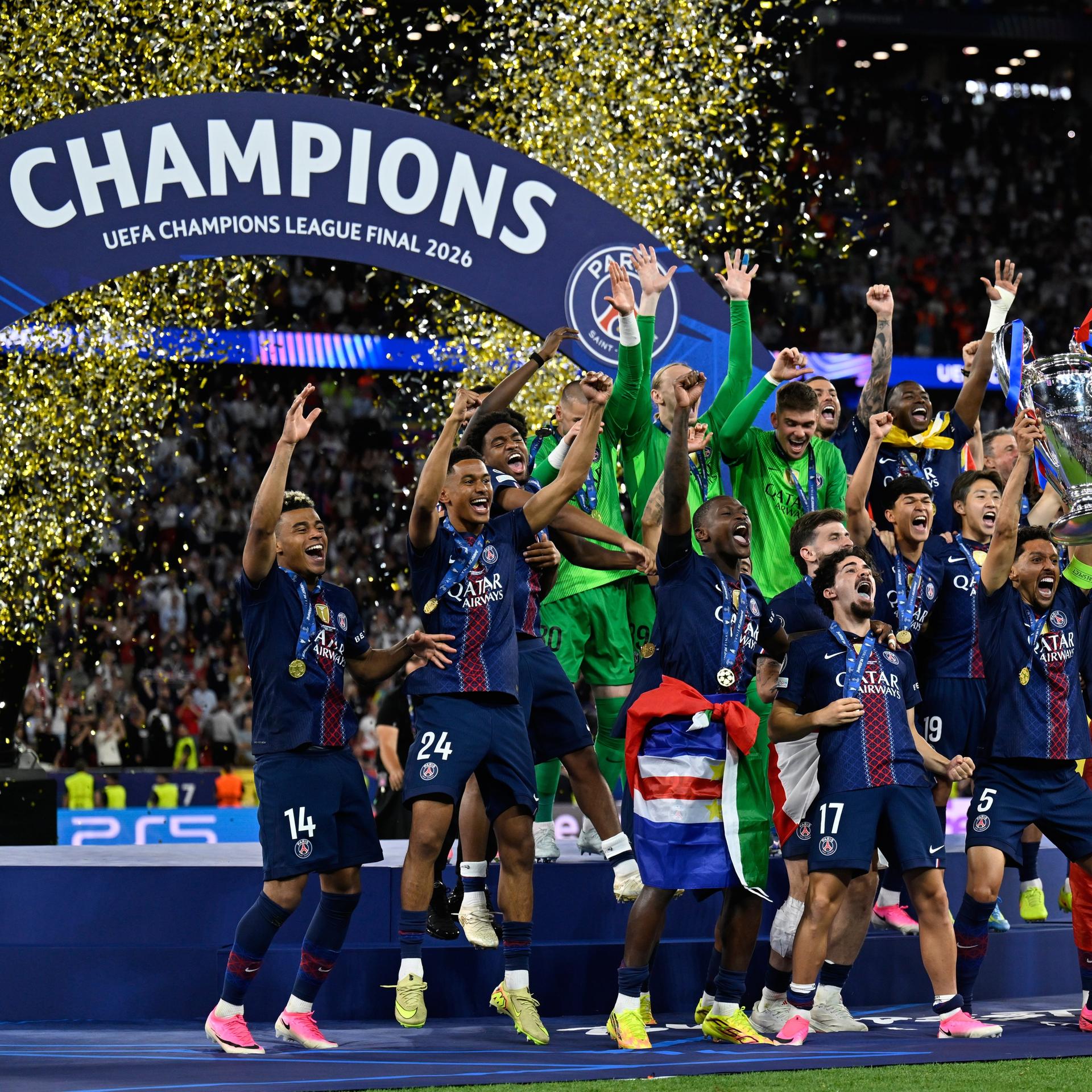 Fußball - Paris Saint-Germain gewinnt erneut Champions League - Sieg nach Elfmeterschießen gegen Arsenal London