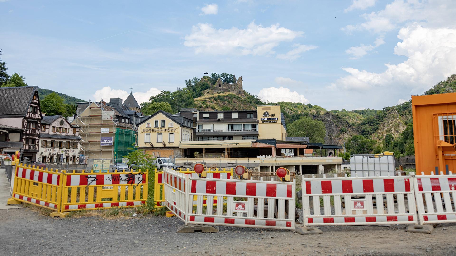 Eine Region im Wiederaufbau: Altenahr in Rheinland-Pfalz im Juli 2023