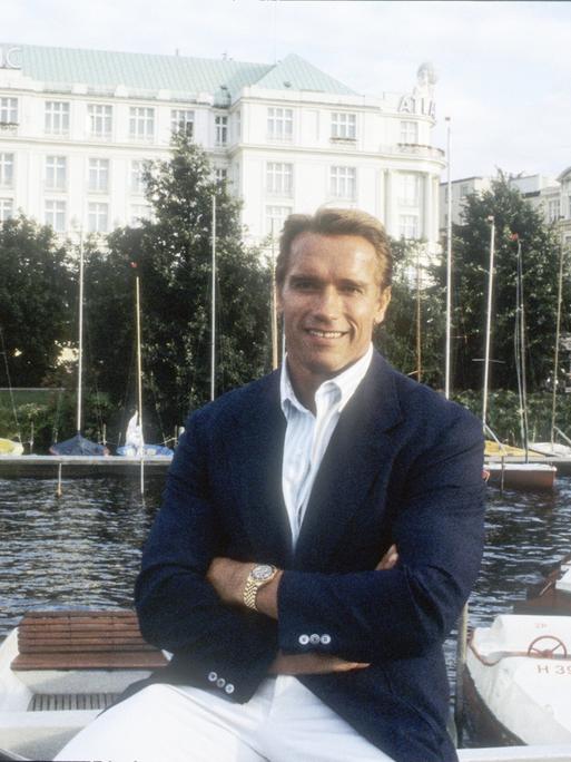 Arnold Schwarzenegger 1986 in Hamburg