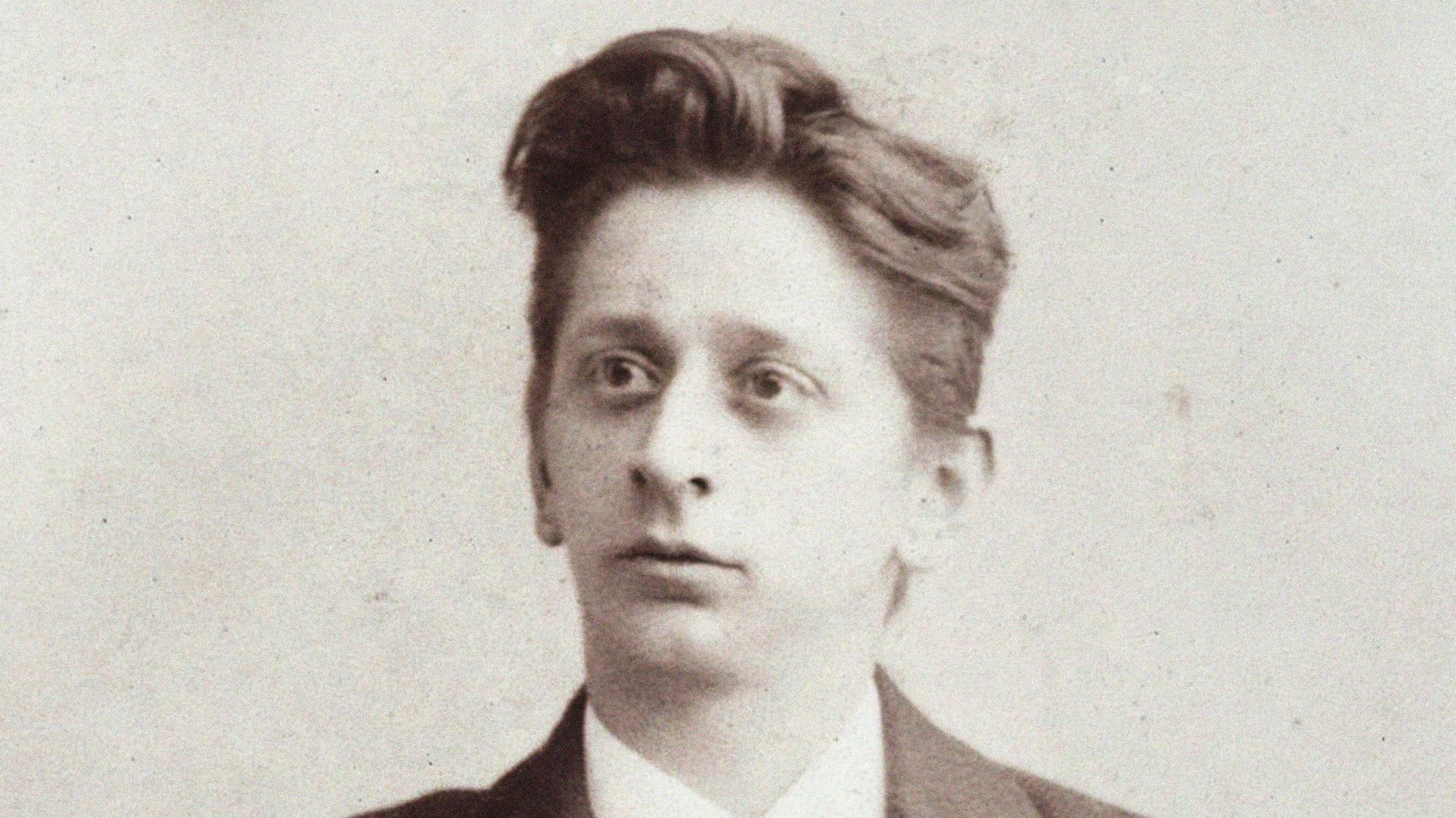 Wir sehen ein Foto des Komponisten Alexander Zemlinsky