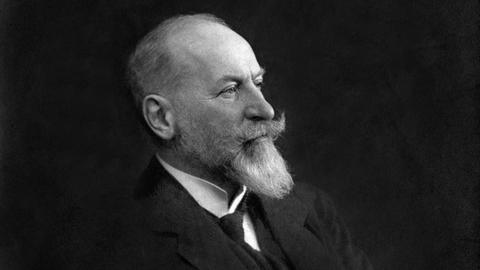 Historische schwarz-weiss Aufnahme des deutschen Politikers Gustav Roesicke, 1919.