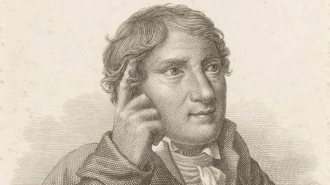 Ein Bild auf dem der Dichter und Philosoph Christoph August Tiedge zu sehen ist. 