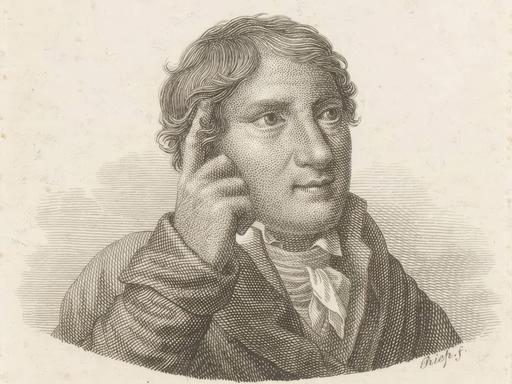 Ein Bild auf dem der Dichter und Philosoph Christoph August Tiedge zu sehen ist. 
