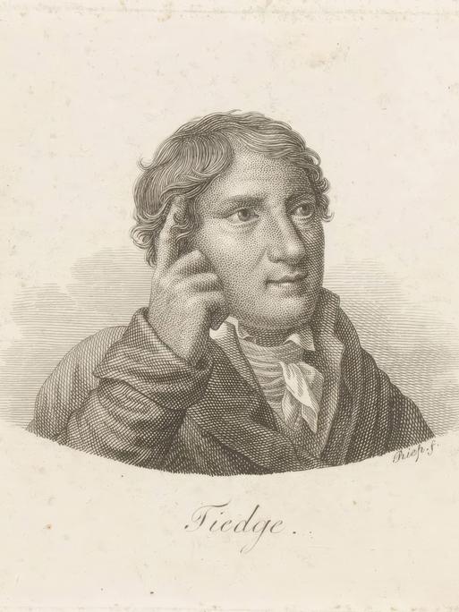 Ein Bild auf dem der Dichter und Philosoph Christoph August Tiedge zu sehen ist. Ein Bild auf dem der Dichter und Philosoph Christoph August Tiedge zu sehen ist.