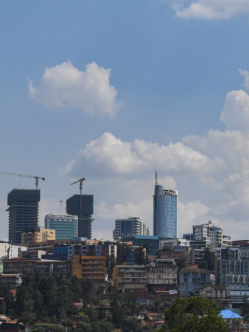 Hochhäuser in der ruandischen Hauptstadt Kigali