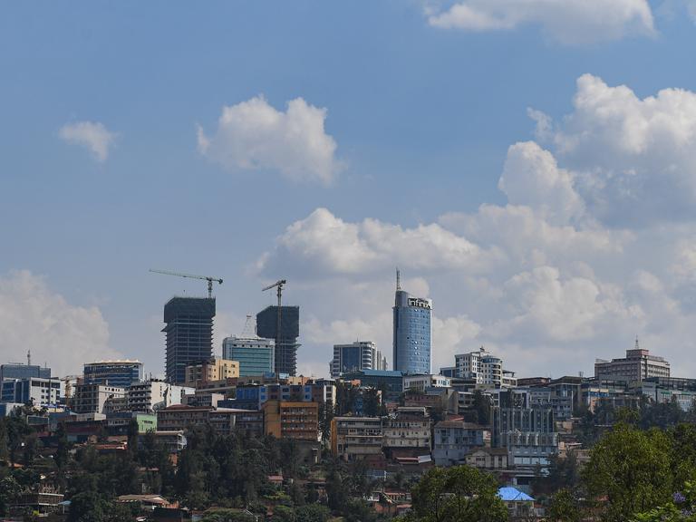 Hochhäuser in der ruandischen Hauptstadt Kigali