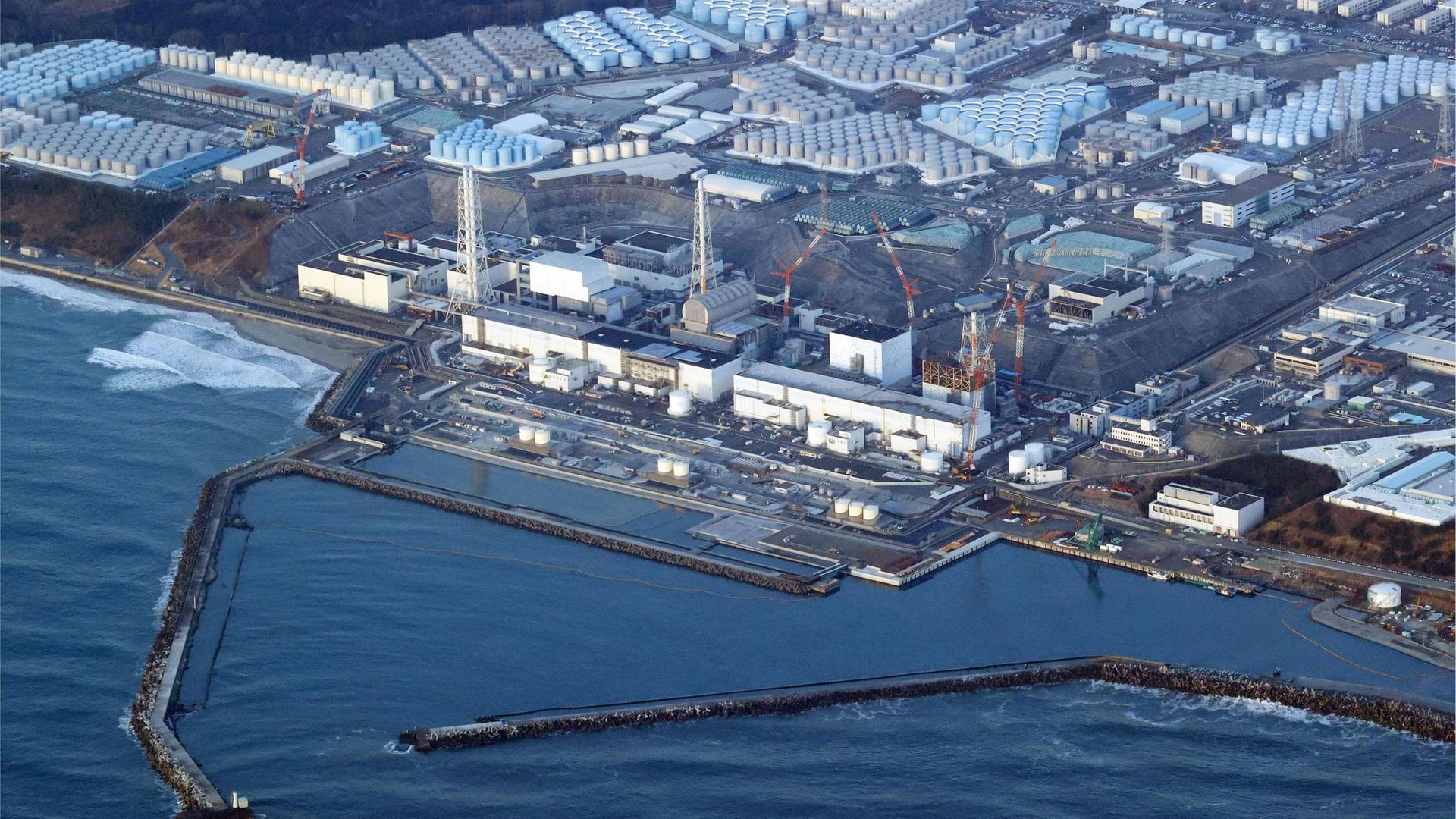 Ein starkes Erdbeben hat am 17. März 2022 den Nordosten Japans erschüttert, wo auch das Atomkraftwerk Fukushima Daiichi liegt 