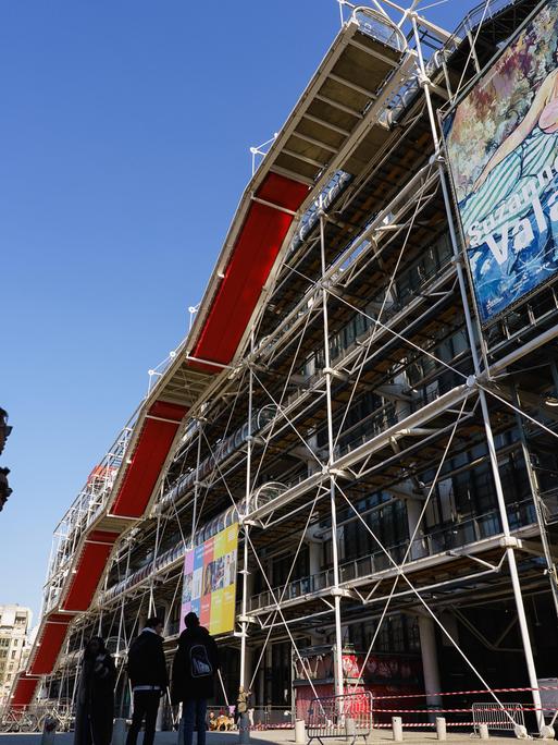 Wegen Bauarbeiten geschlossen: Das Pariser Centre Pompidou. (Quelle: picture alliance)