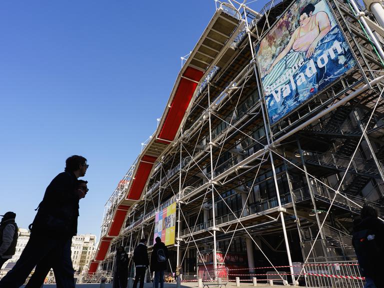 Wegen Bauarbeiten geschlossen: Das Pariser Centre Pompidou. (Quelle: picture alliance)