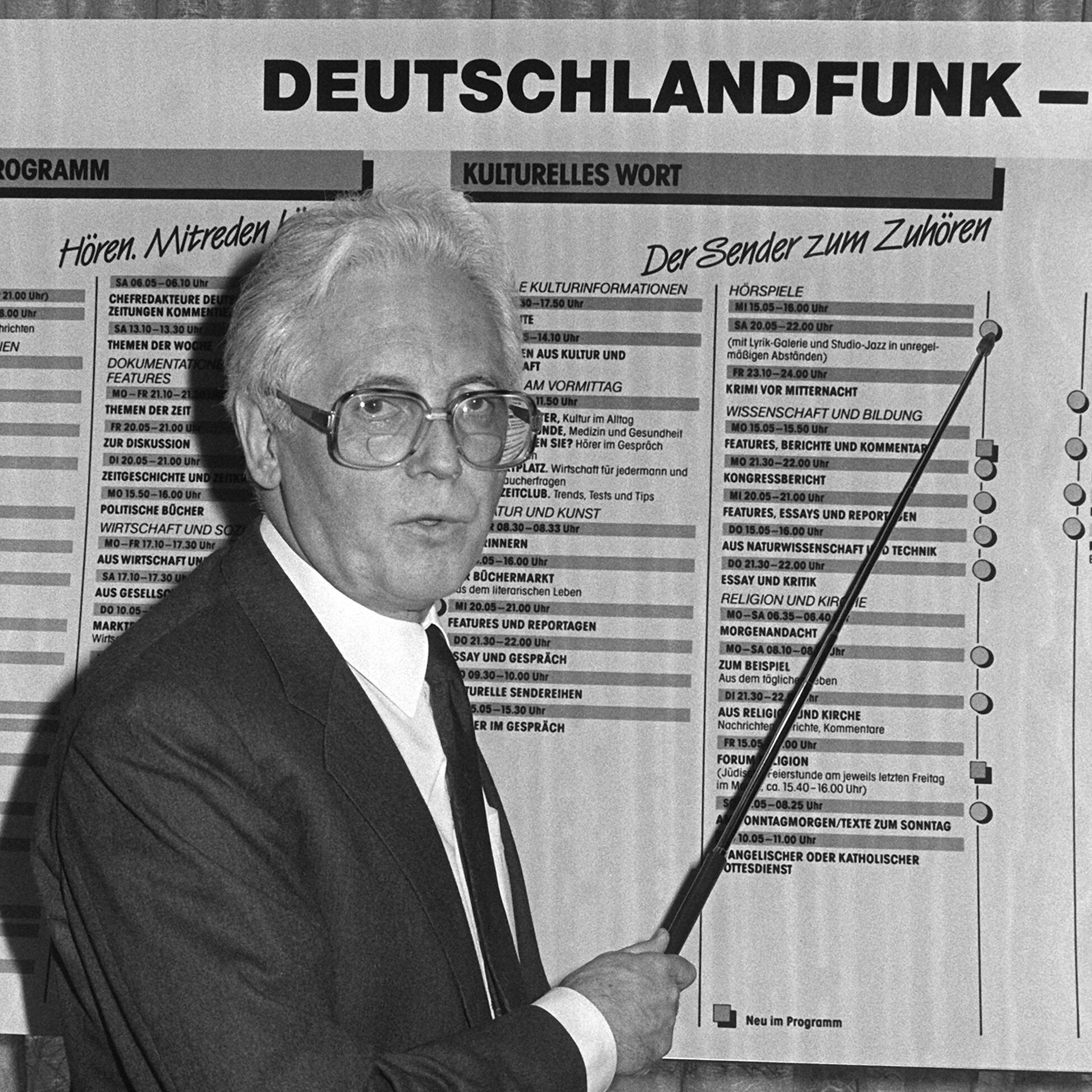 In eigener Sache - Der frühere Deutschlandfunk-Intendant Richard Becker ist gestorben