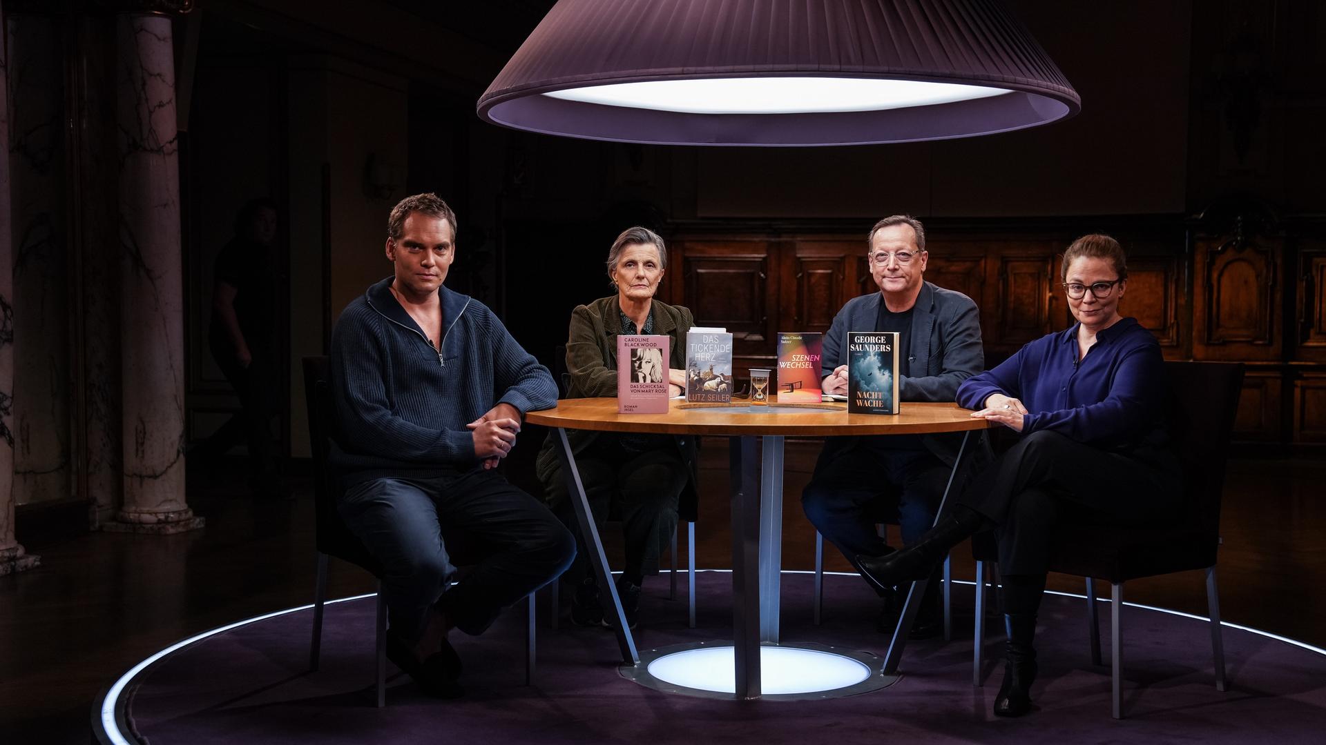 Von links: Simon Strauß, Iris Radisch, Matthias Brandt und Thea Dorn Von links: Simon Strauß, Iris Radisch, Matthias Brandt und Thea Dorn
