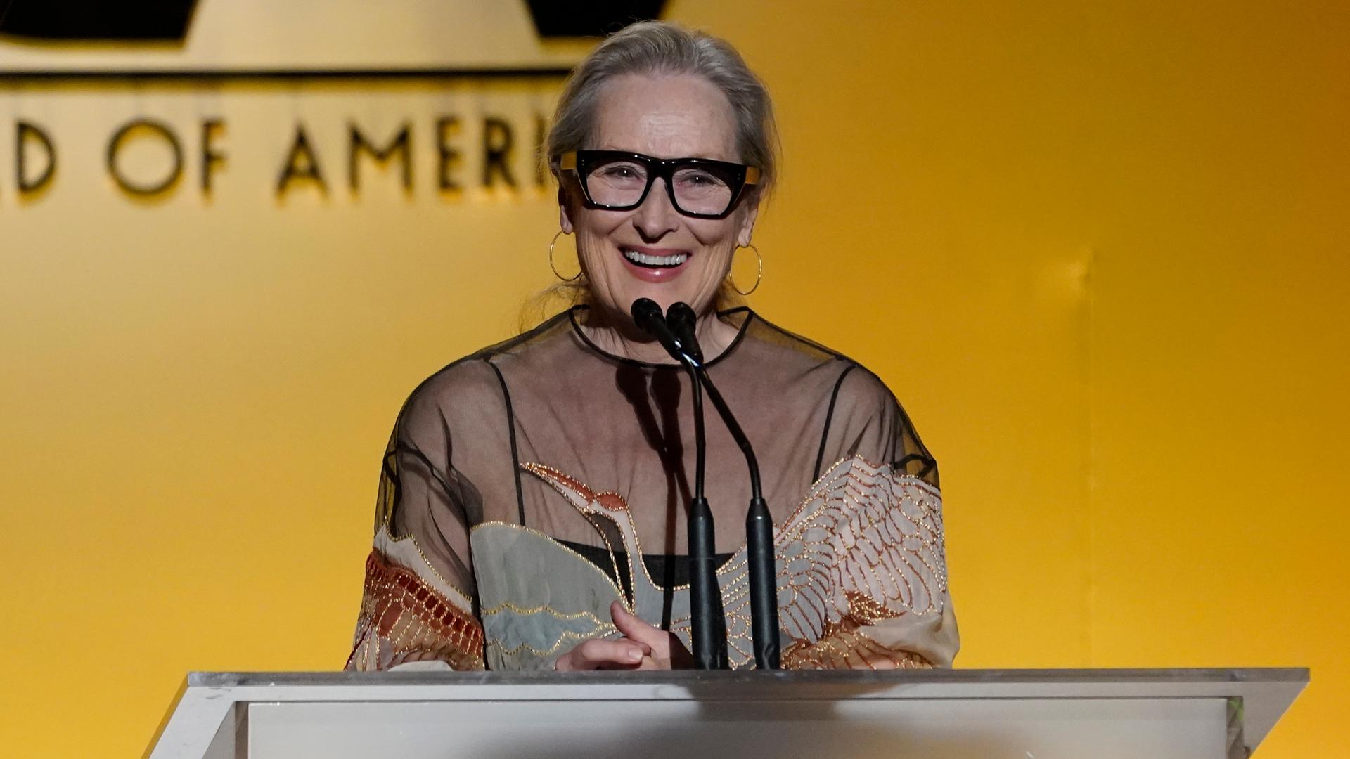 Die US-Schauspielerin und Oscarpreisträgerin Meryl Streep