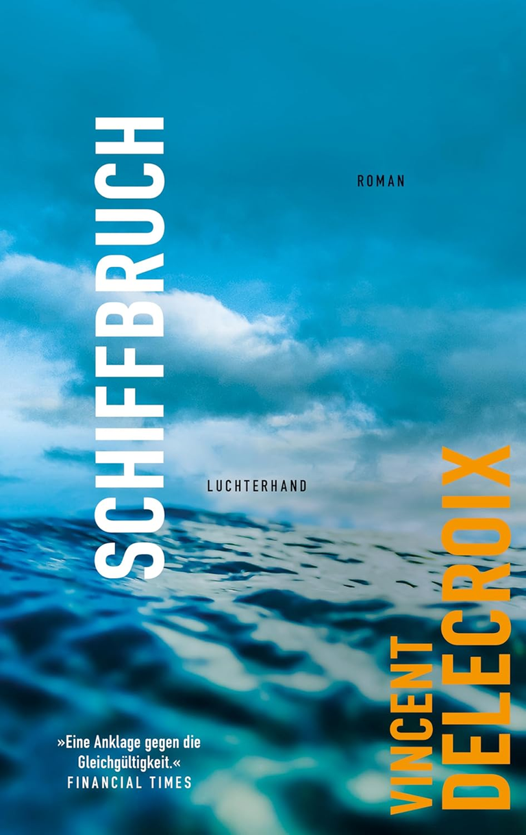 Buchcover von Vincent Delecroix' Roman "Schiffbruch"