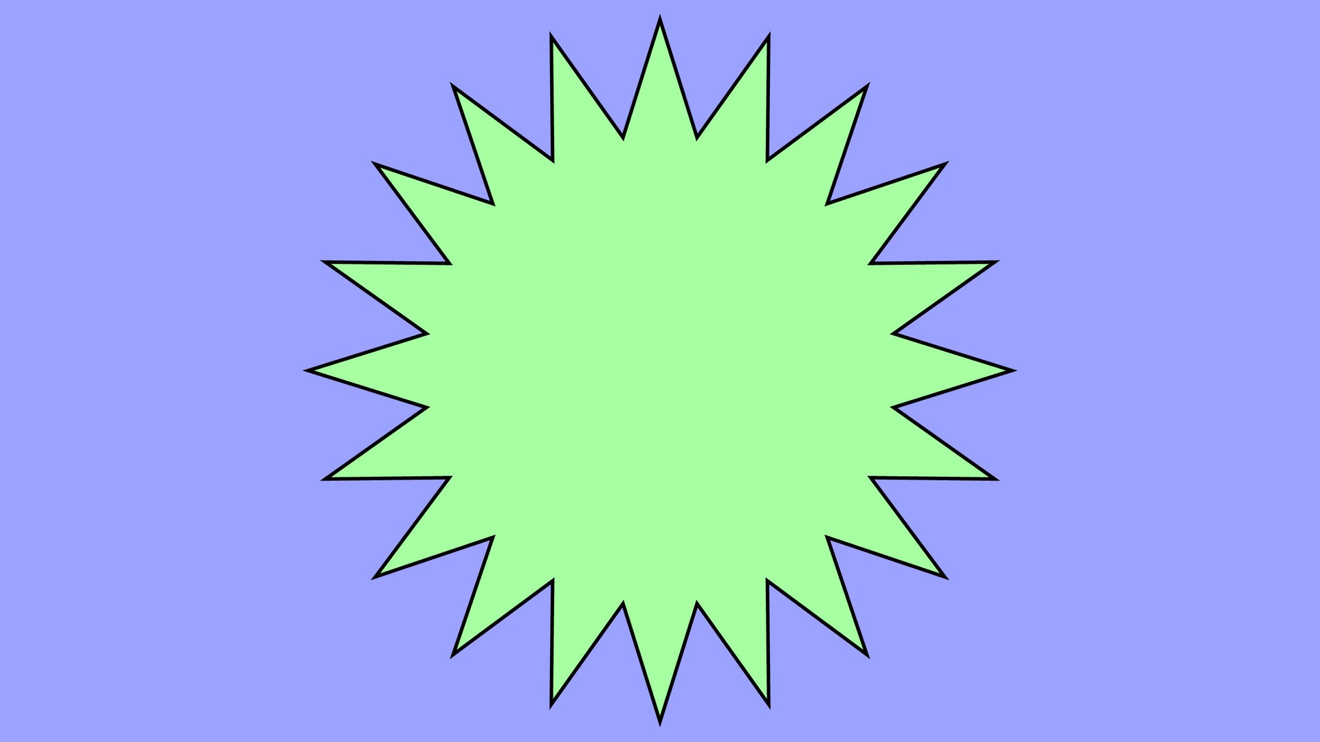 Die Grafik zeigt einen grünen Stern auf einem lila Rechteck. Die Grafik zeigt einen grünen Stern auf einem lila Rechteck.
