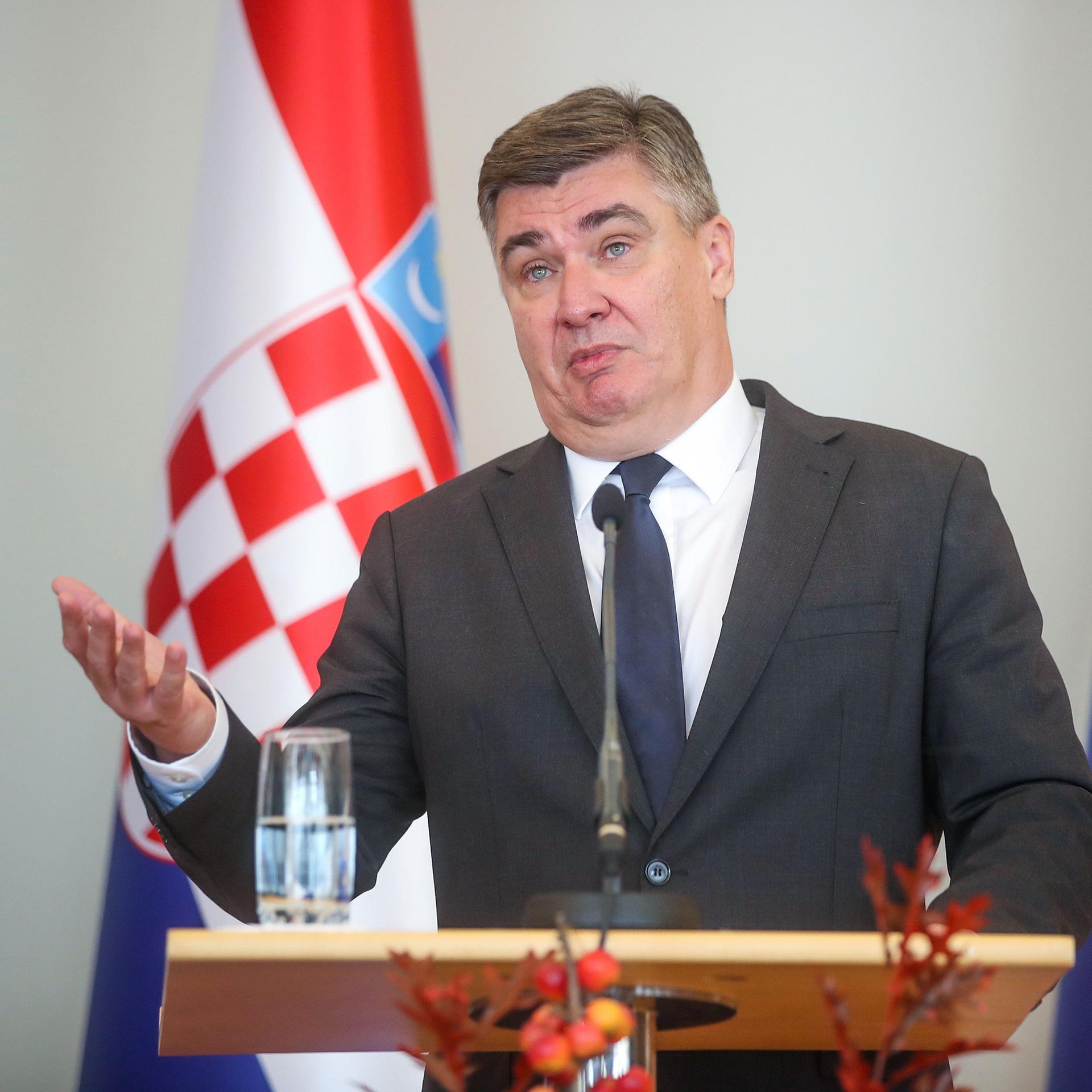 Der kroatische Staatspräsident Zoran Milanovic