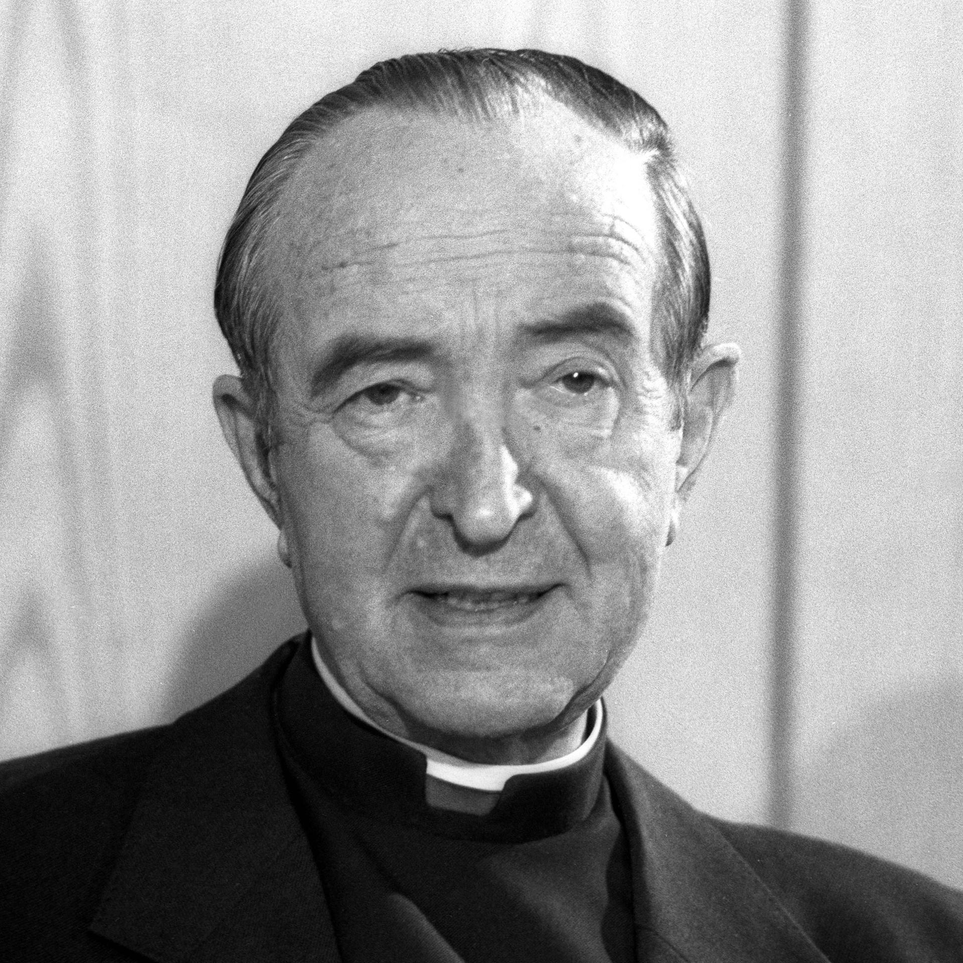Dr. Franz Hengsbach, Erster Bischof von Essen, im Jahr 1988.