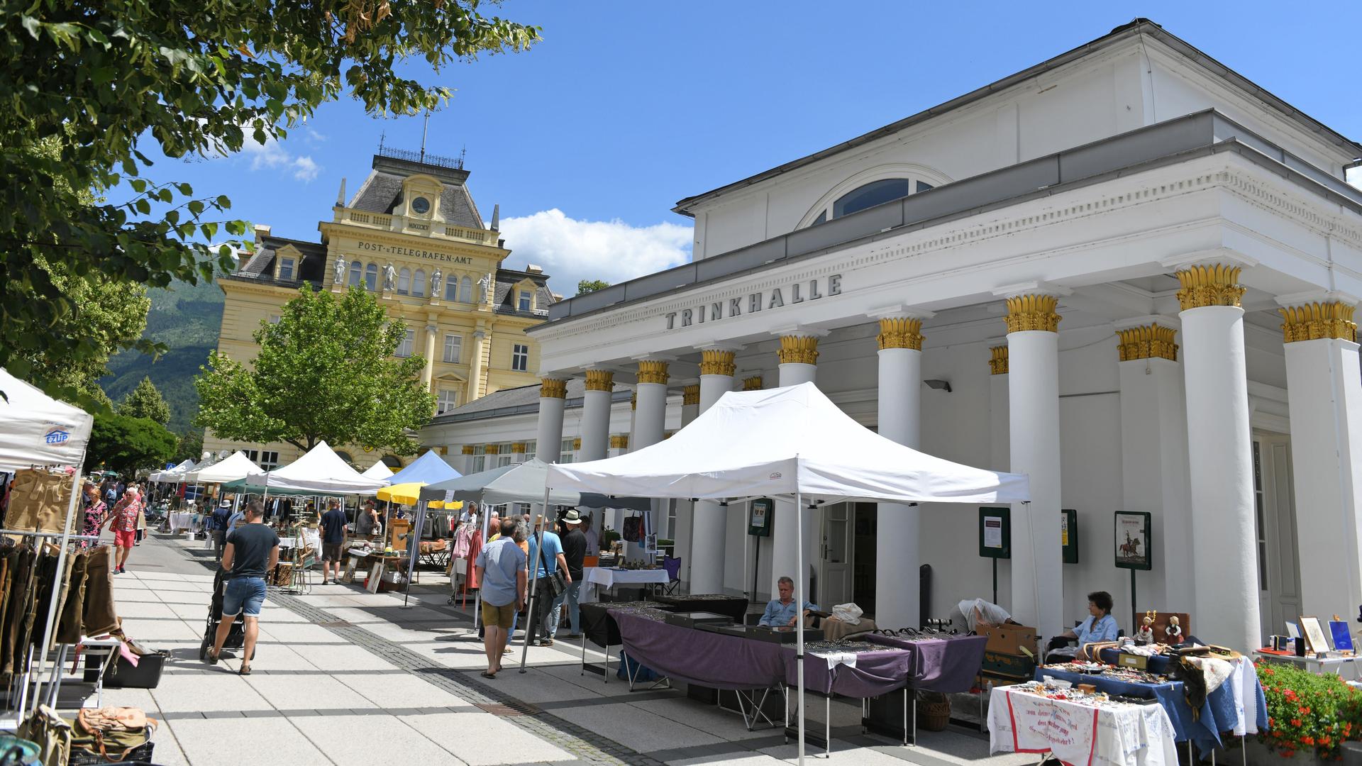 Der Veranstaltungsort "Trinkhalle" in Bad Ischl im Salzkammergut. Der Veranstaltungsort "Trinkhalle" in Bad Ischl im Salzkammergut.