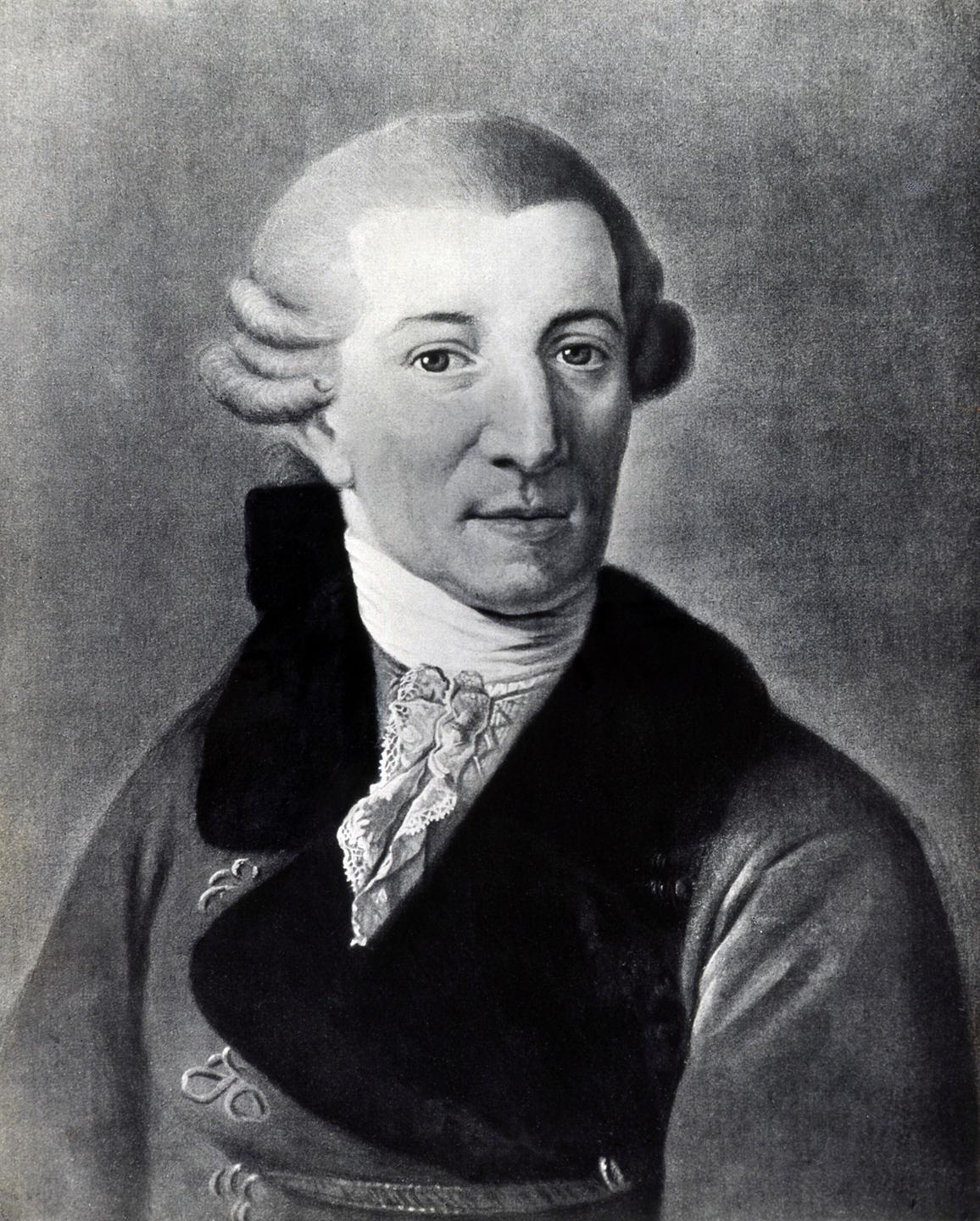 Joseph Haydn, ein Gemälde von Christian Ludwig Seehas. 