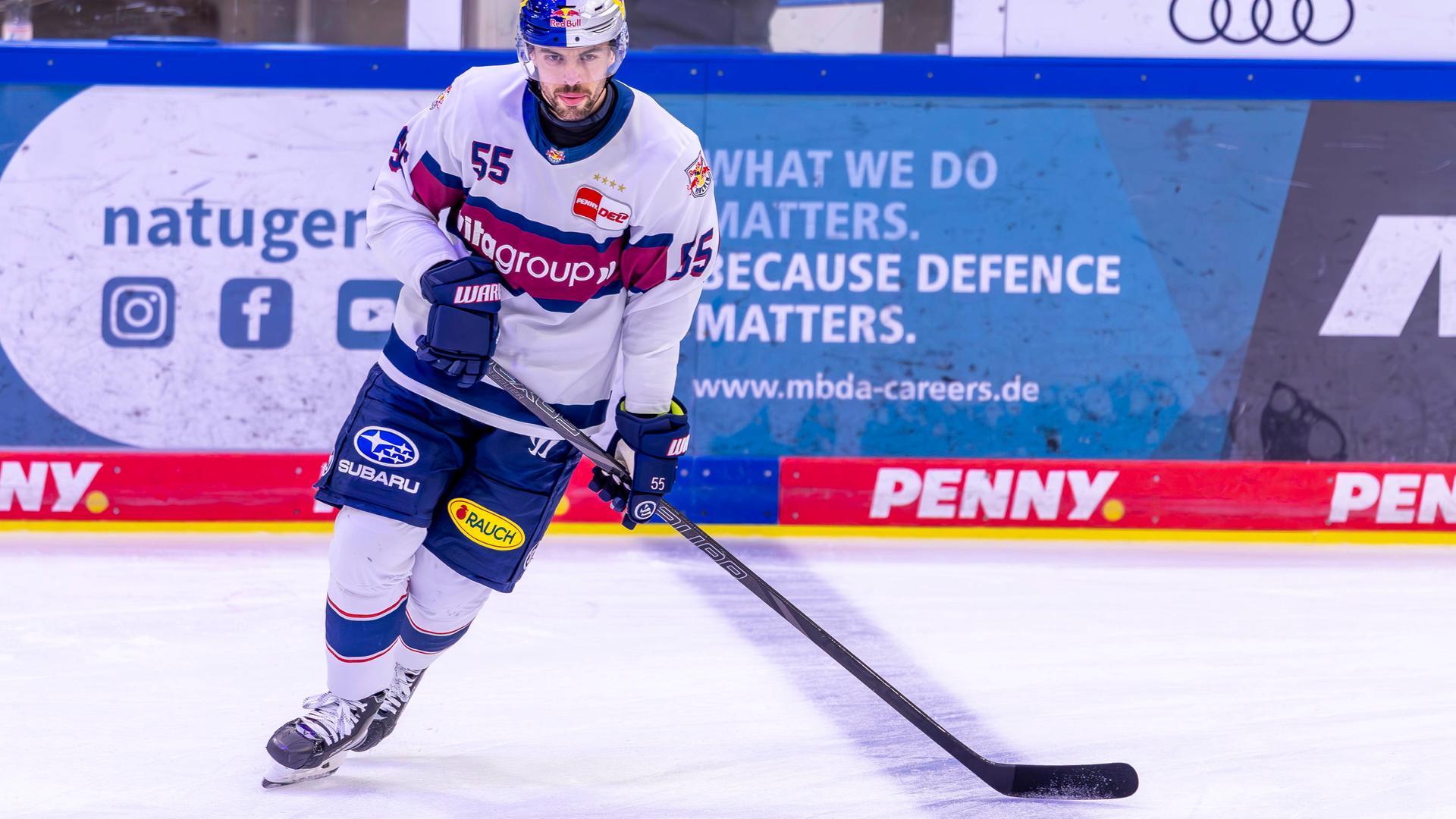Fabio Wagner beim Aufwärmen.