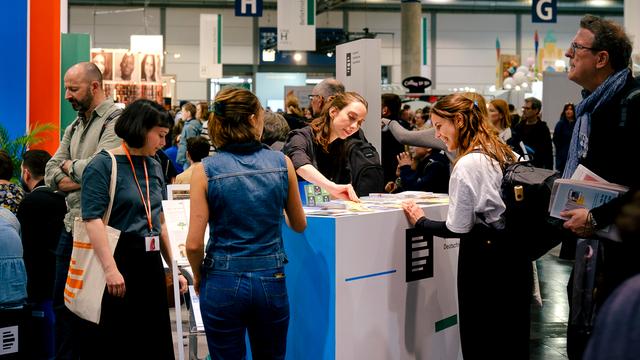 Audio-Walk, Bühne, Deutschlandradio, Leipziger Buchmesse 2025, Messe, MessestandLeipziger Buchmesse 2025 (Samstag 29.03.2025)