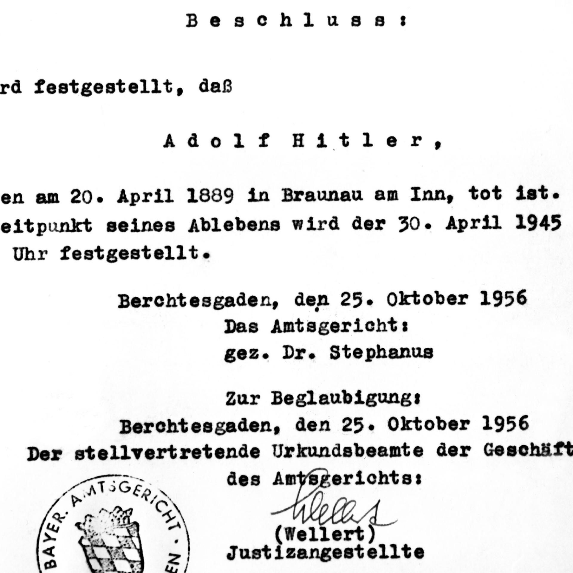 Der Tag, an dem Hitler amtlich starb episode artwork