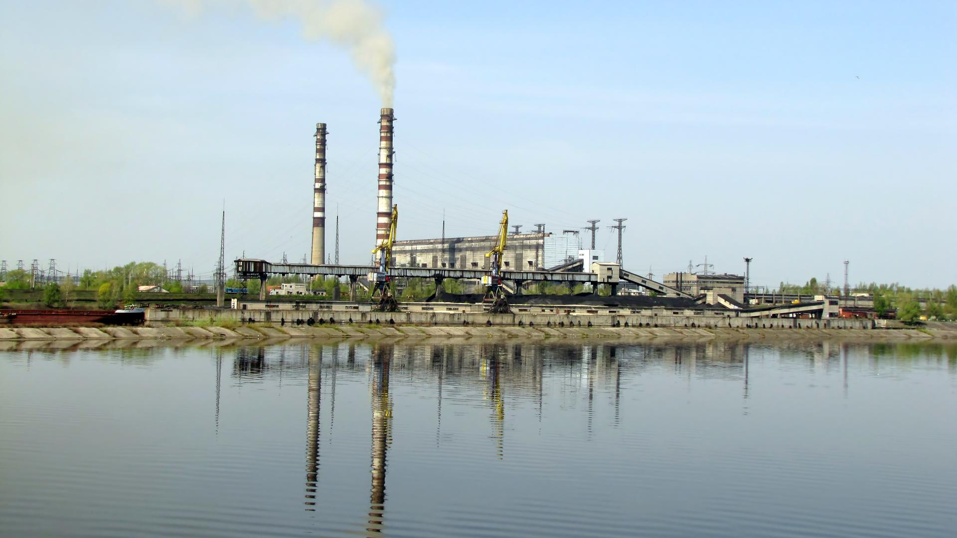 Das Kraftwerk Trypilska nahe der ukrainischen Hauptstadt Kiew.