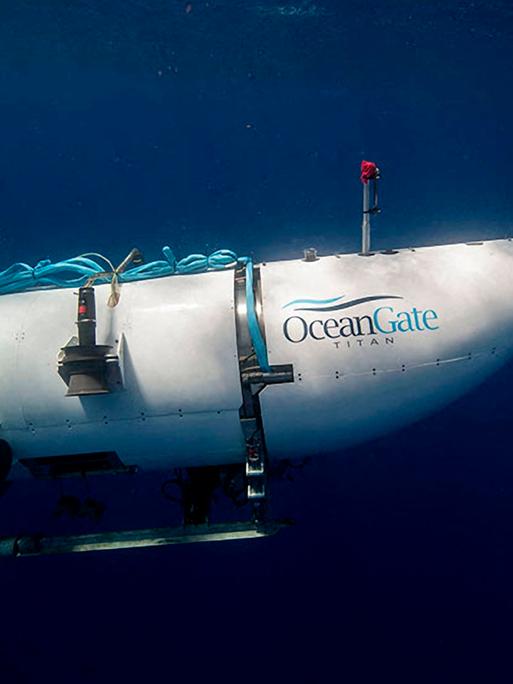 Das Touristen-Tauchboot "Titan" am 21. Juni 2023 im Atlantik