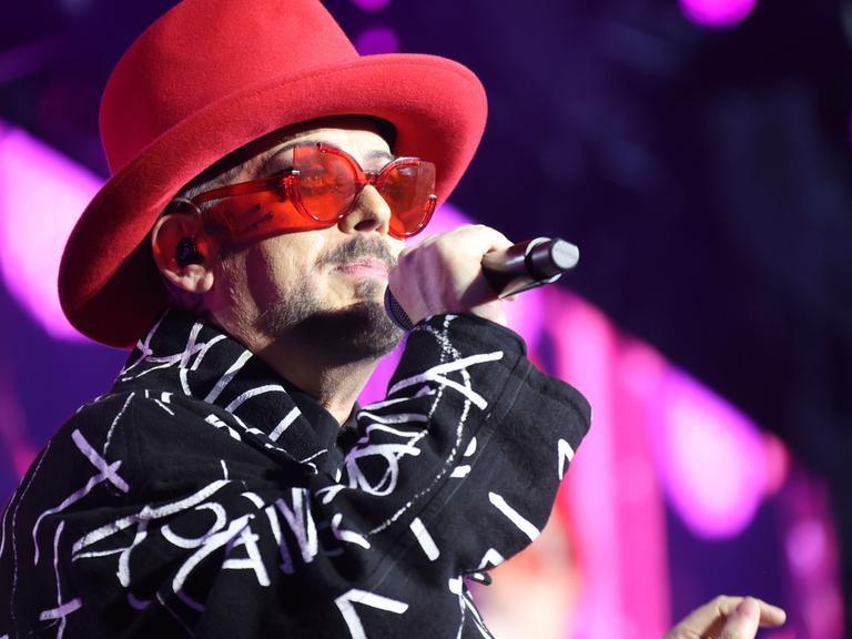 Boy George live bei der 80er Live Party 2026 im Volksparkstadion. Hamburg, 18.07.2026