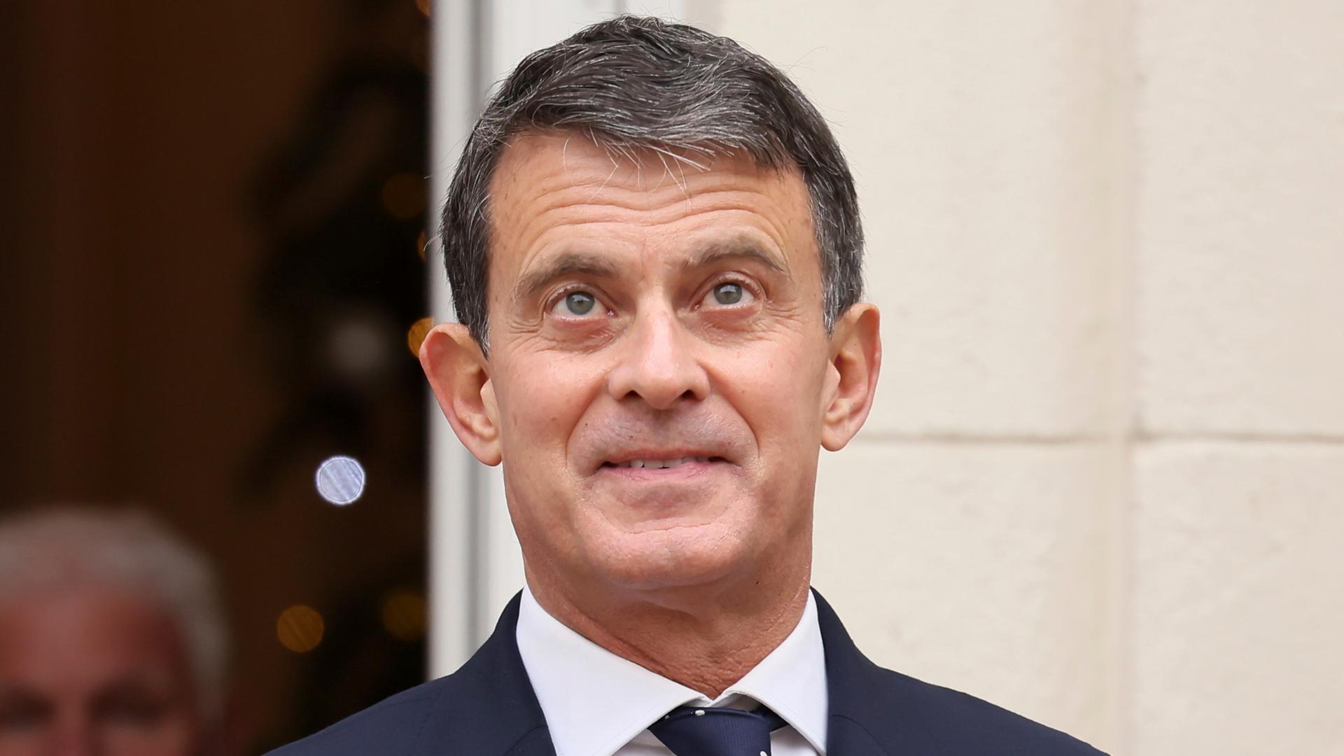 Der französische Minister Valls Der französische Minister Valls