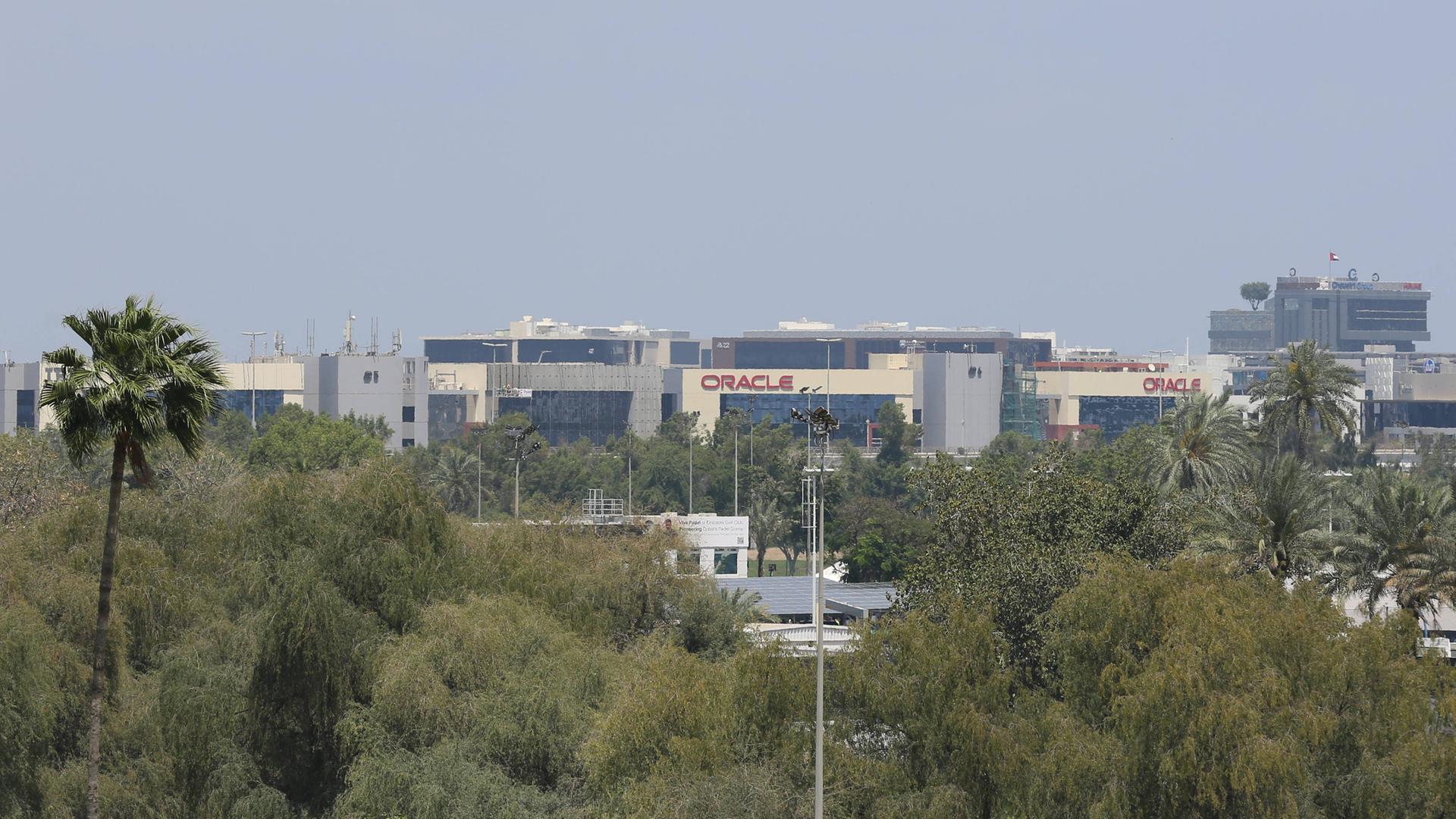 Das Foto zeigt ein Gebäude der US-Firma Oracle in Dubai.