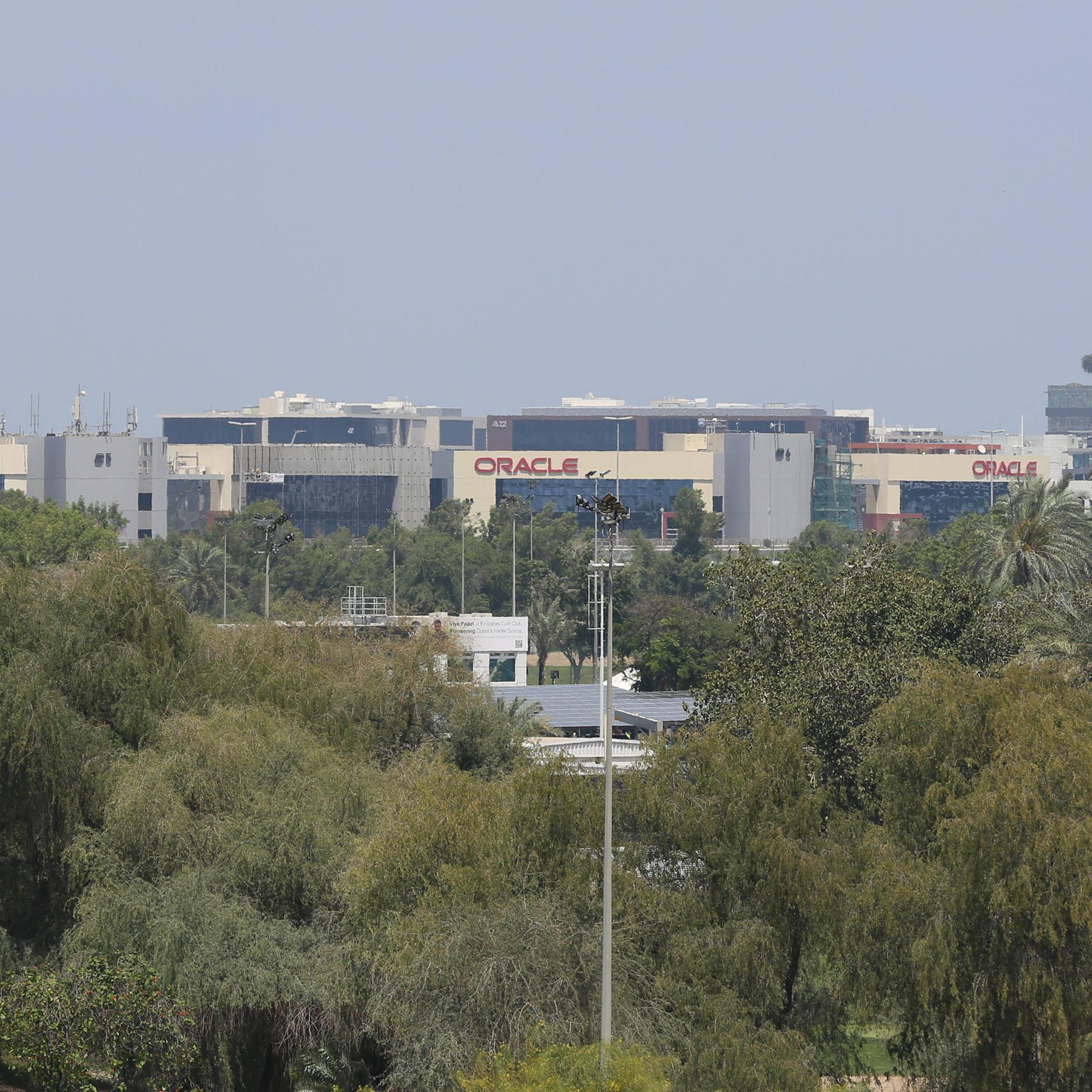Das Foto zeigt ein Gebäude der US-Firma Oracle in Dubai.