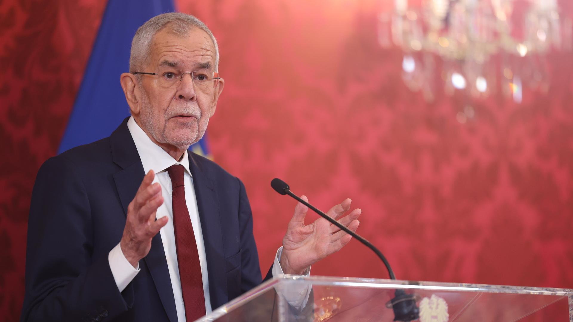 Österreichs Bundespräsident Alexander Van der Bellen 