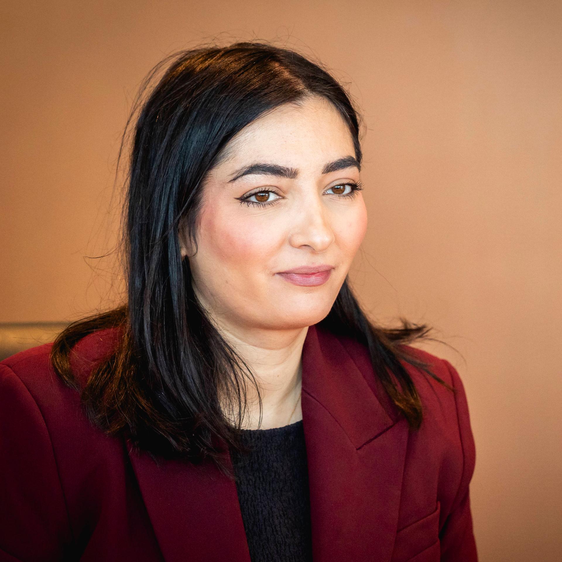 Die Ministerin für wirtschaftliche Zusammenarbeit und Entwicklung, Reem Alabali Radovan (SPD), vor einer Kabinettssitzung