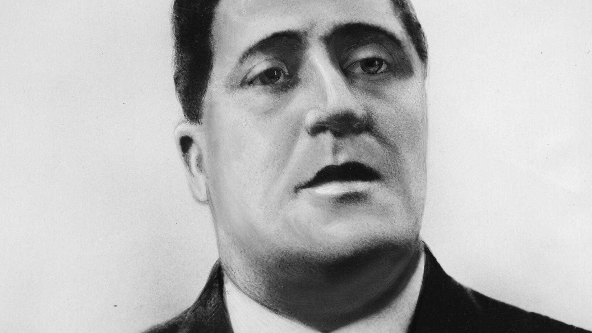 Historische Portraitaufnahme von Guillaume Apollinaire