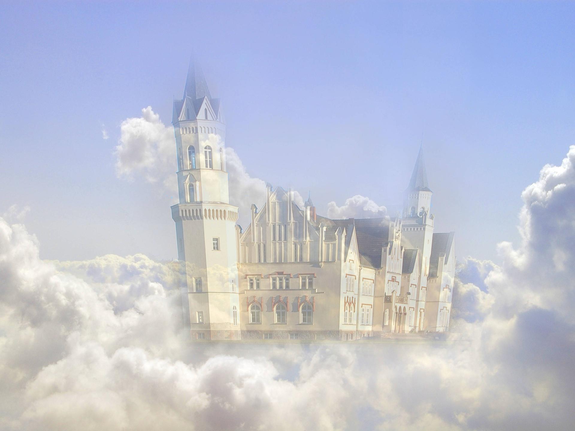 Ein Schloss auf Wolken