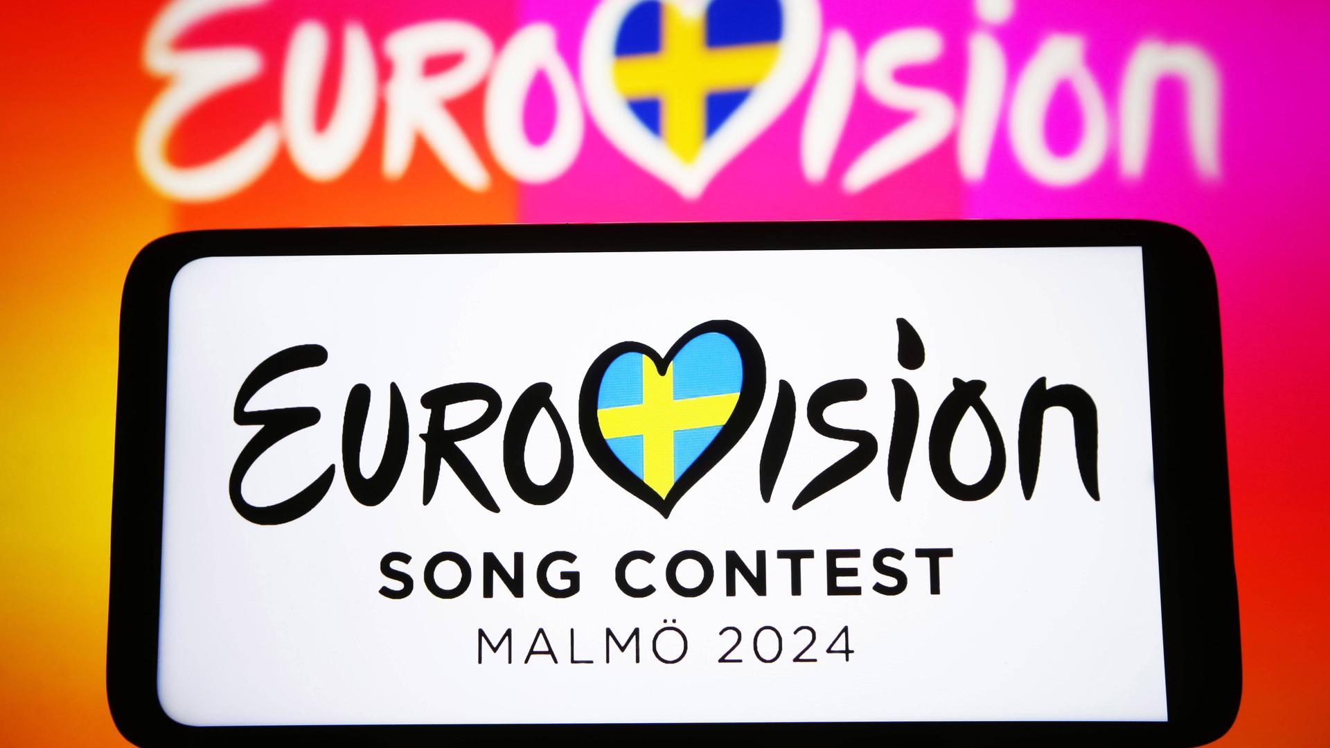 Das Logo des Eurovision Song Contest 2024 in Malmö