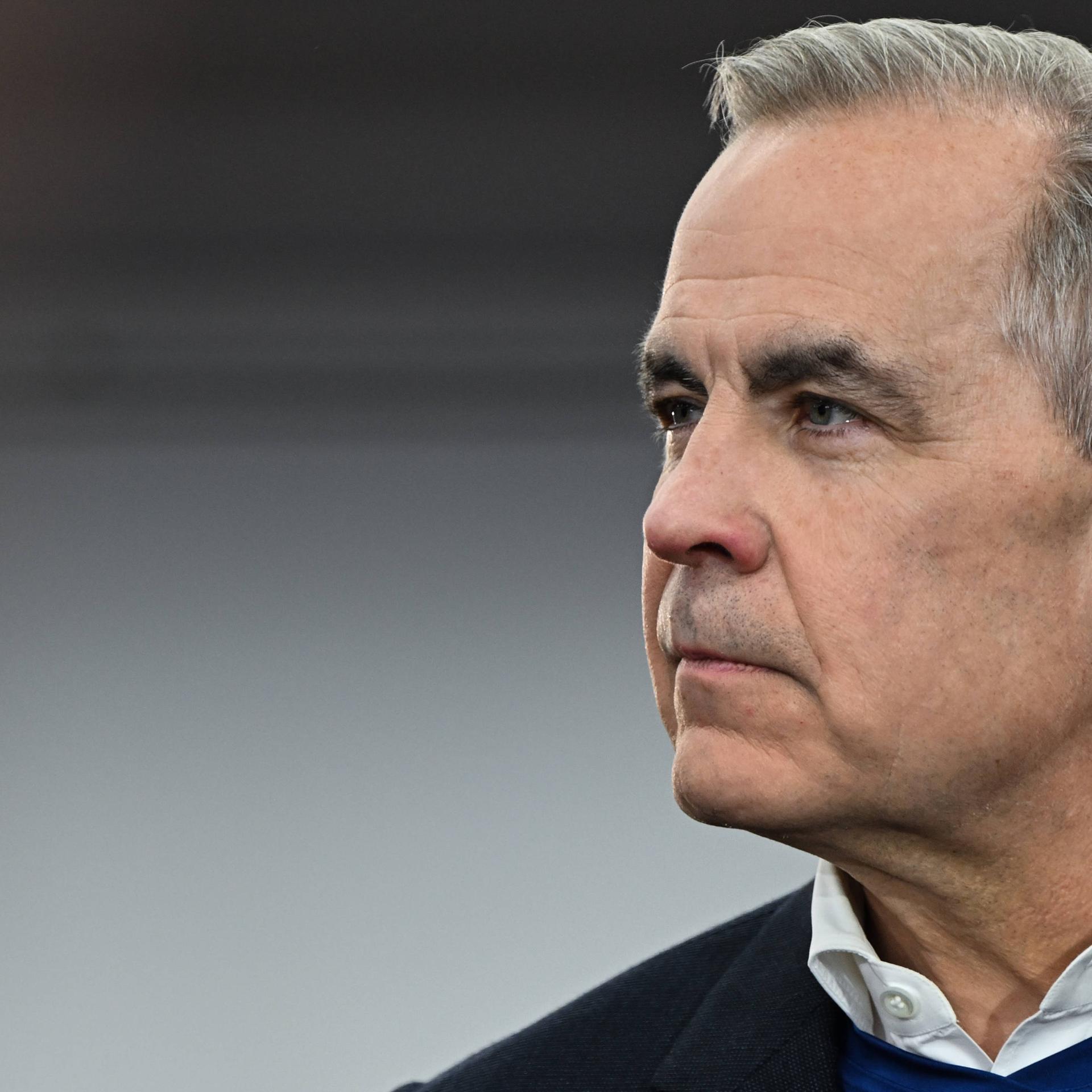 Der kanadische Premierminister Mark Carney im Seitenprofil