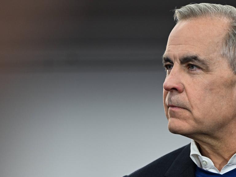 Der kanadische Premierminister Mark Carney im Seitenprofil