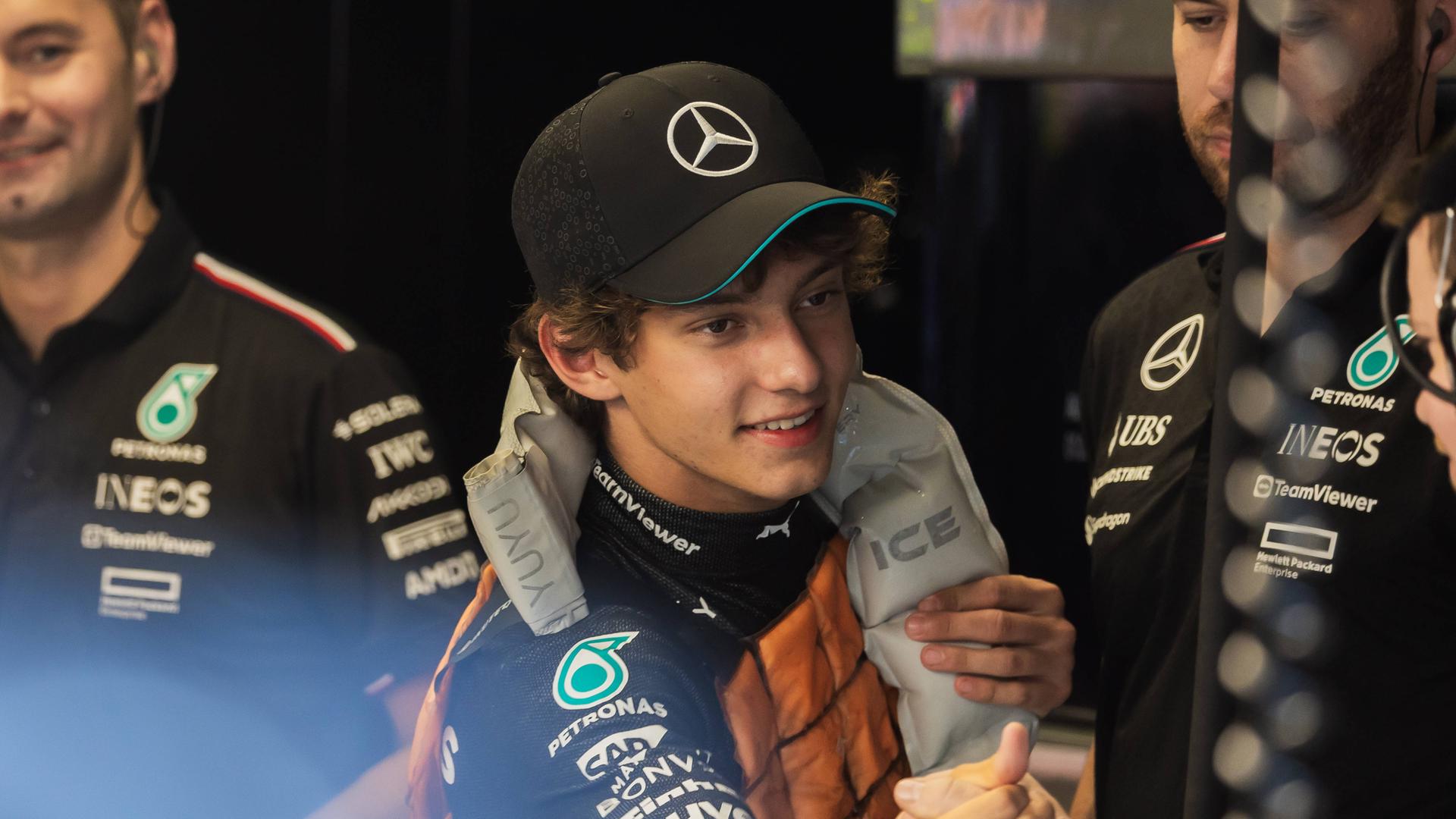 Der Italiener Andrea Kimi Antonelli geht in der nächsten Saison für Mercedes in der Formel 1 an den Start.