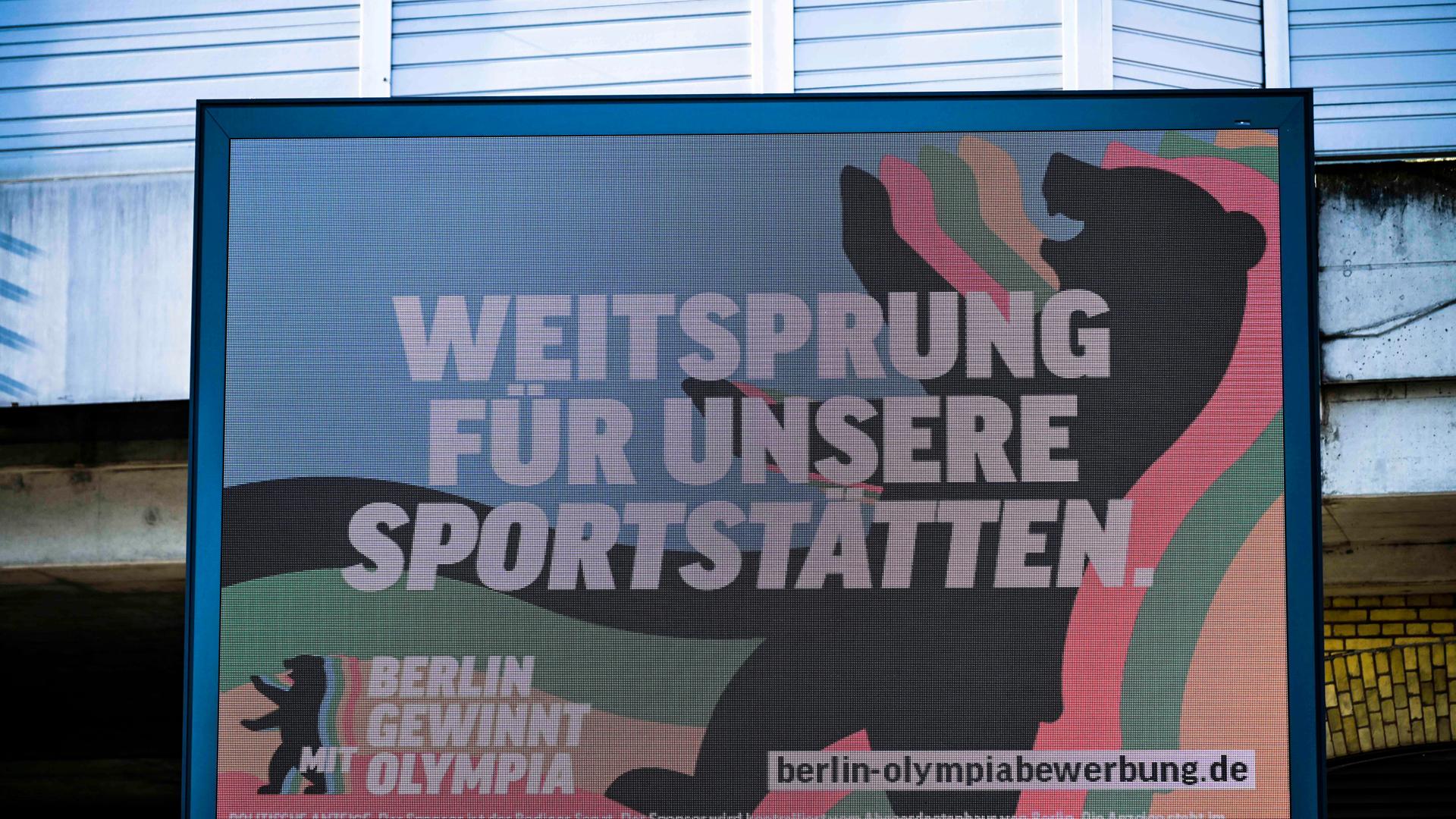 Werbung für Olympia in Berlin Werbung für Olympia in Berlin
