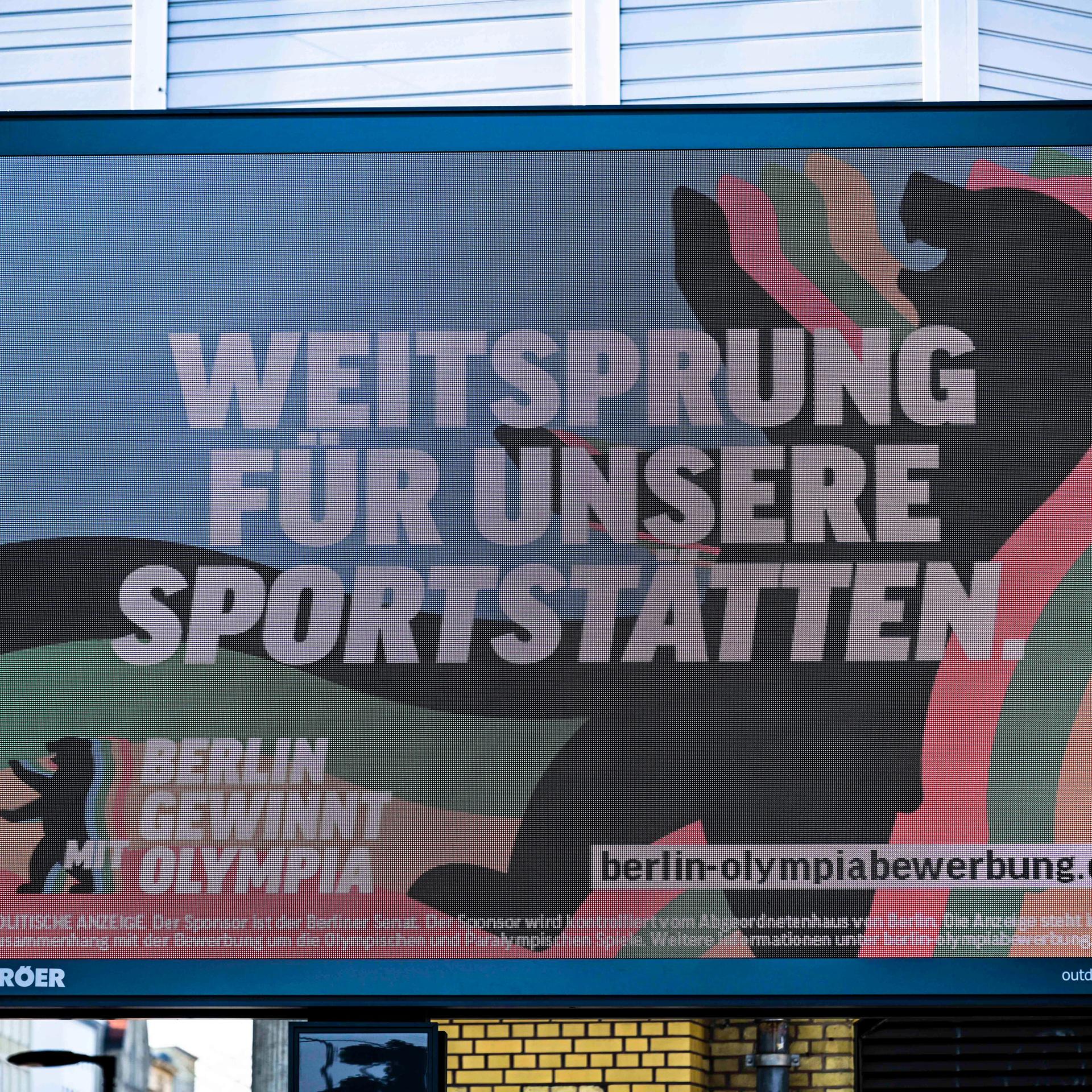 Werbung für Olympia in Berlin