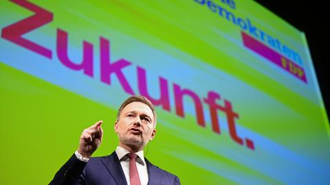 FDP-Parteichef Christian Lindner, Bundesvorsitzender beim Dreikönigstreffen der FDP am 06.01.2024.