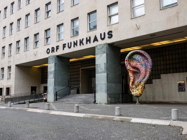 Das Funkhaus des Österreichischer Rundfunks ORF in Wien 